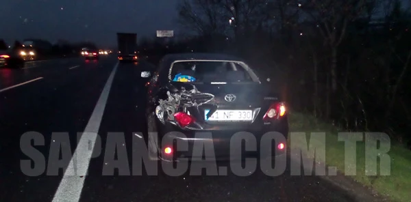 Sapanca'da Trafik Kazası: 1 Yaralı