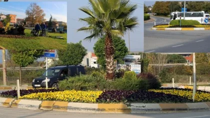 Sapanca'da Kavşaklar Rengarenk