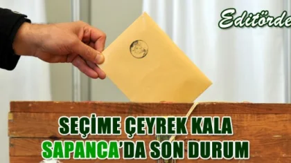Seçime Çeyrek Kala Sapanca'da Son Durum