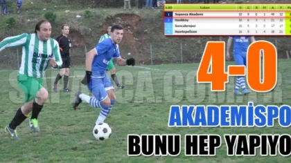 Alaağaçspor: 0 - Sapanca Akademispor: 4
