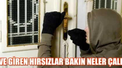Eve Giren Hırsızlar Bakın Neler Çaldı