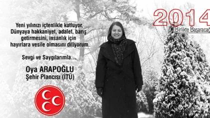 Oya Arapoğlu Yayımladığı Yazılı Bir Mesajla Sapancalıların Yeni Yılını Kutladı
