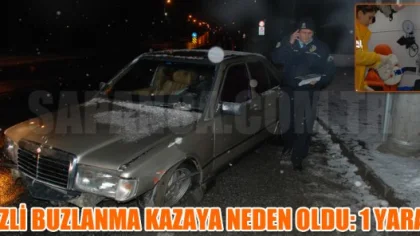 Sapanca'da Gizli Buzlanma Kazaya Neden Oldu: 1 Yaralı
