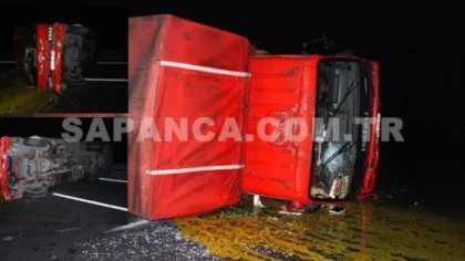 Sapanca'da Trafik Kazası: 1 Yaralı