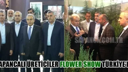 Sapancalı Üreticiler Flower Show Türkiye Fuarına Katıldı