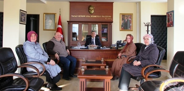 Okul Aile Birliğinden Azcan'a Ziyaret