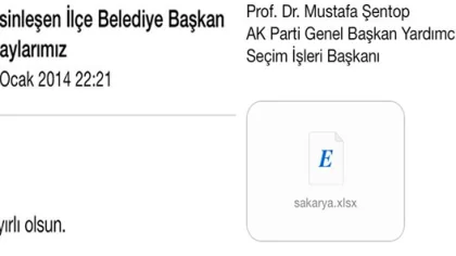Ak Partililerin Nefeslerini Tutulduğu O E-Mail