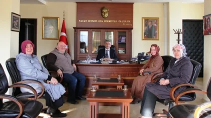 Okul Aile Birliğinden Azcan'a Ziyaret