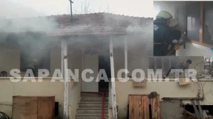 Sapanca'da Korkutan Yangın