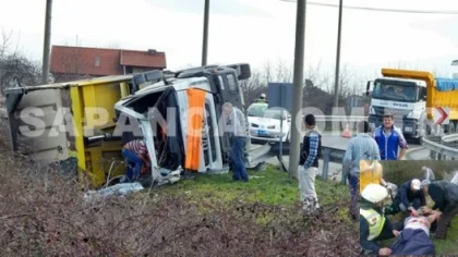 Tem Otoyolu Sapanca Mevkiinde Meydana Gelen Kazada Erdinç Sever Yaralandı