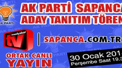 Toçoğlu Ziyaretler ve Aday Tanıtımı için Sapanca'ya Geliyor