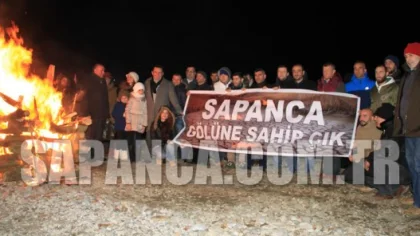 Vatandaşlardan Sapanca Gölü Protestosu