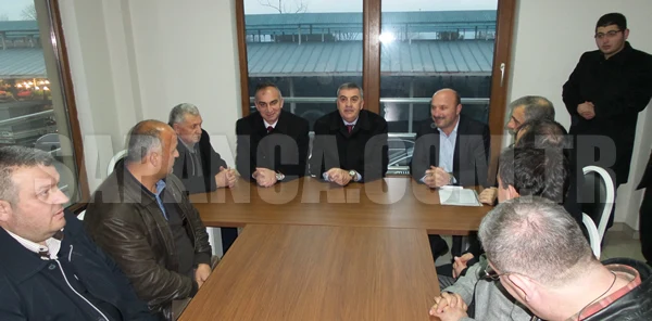 Toçoğlu, Şoförlerle Bir Araya Geldi