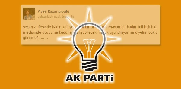 AK Parti Sapanca Kadın Kolları Eski Başkanı'ndan Yeni Başkana Sert Eleştiri
