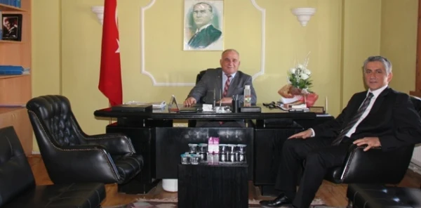 Kaymakam Azcan Başkan Tanta'yı Ziyaret Etti