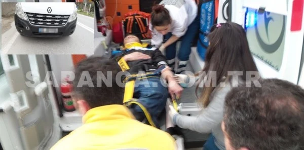 Sapanca'da Trafik Kazası : 1 Yaralı