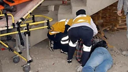 İnşaattan Düşerek Yaralandı