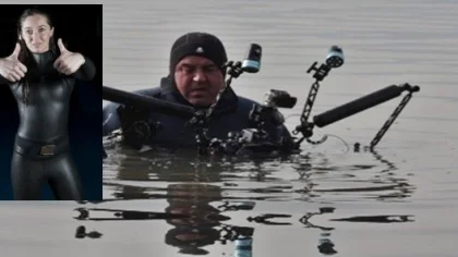 Sapanca Gölüne Dikkat Çekmek için Daldılar