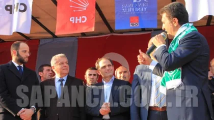 Mustafa Sarıgül Sapanca'da Konuştu