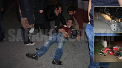 Sapanca'da Trafik Kazası: 2 Yaralı