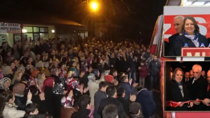 ''Yanık'ta Miting gibi Sim Açılışı''