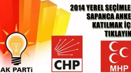 Yerel Seçimler Sapanca Anketine Katılımda Son 5 Gün