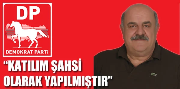 Temren: 'Katılım Demokrat Parti Tarafından Değil Şahsi Olarak Yapılmıştır'