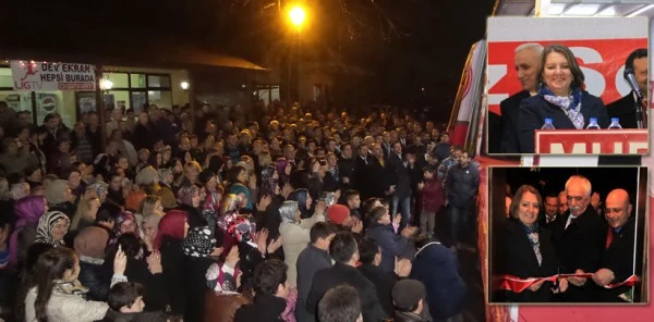 ''Yanık'ta Miting gibi Sim Açılışı''