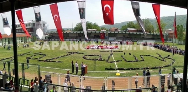 23 Nisan Sapanca'da Coşkuyla Kutlandı