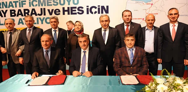 Akçay Barajı'nın İmzaları Atıldı