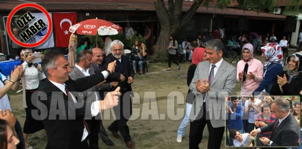 Azcan ve Yılmazer Öğrencilerin Neşesine Ortak Oldu