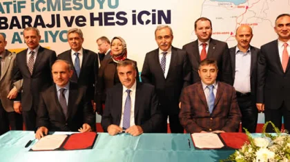 Akçay Barajı'nın İmzaları Atıldı