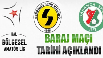 Bal Ligi Baraj Maçı 27 Nisan Pazar Günü Oynanacak