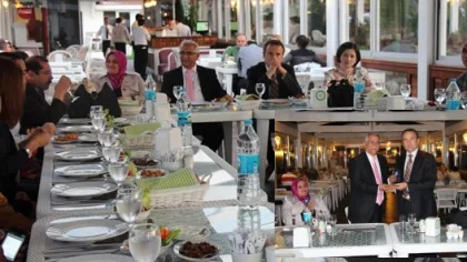 İlçe Milli Eğitim Müdürü M. Nuri Dede'ye Eski Okulundan Veda Yemeği