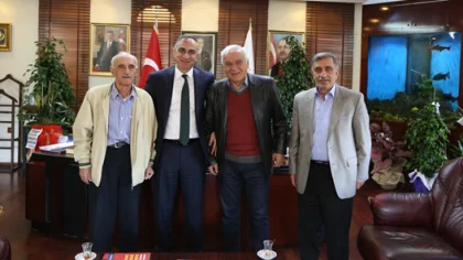 Osman Nuri Erdoğan Yılmazer'i Ziyaret Etti