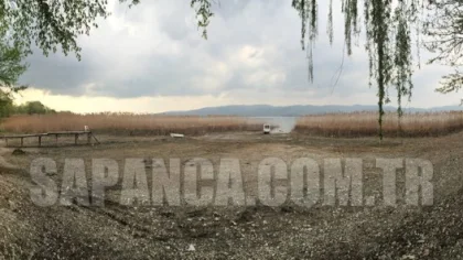 Sapanca Gölü'nde ki Çekilme Sürüyor