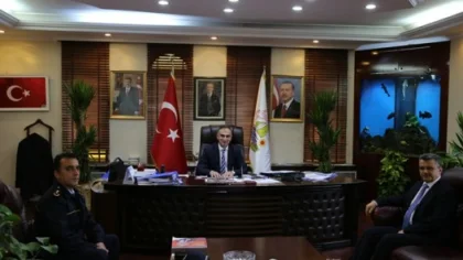 İl Emniyet Müdürü Babadağı'ndan Başkan Yılmazer'e Hayırlı Olsun Ziyareti