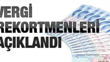 İşte Sapanca'nın Gelir Vergisi Rekortmenleri