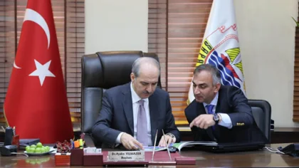 Numan Kurtulmuş Sapanca Belediyesini Ziyaret Etti