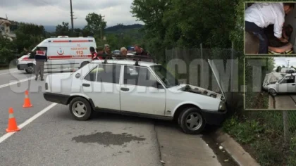 Sapanca'da Trafik Kazası: 2 Yaralı