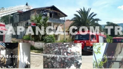 Sapanca Göl Mahallesinde Korkutan Yangın