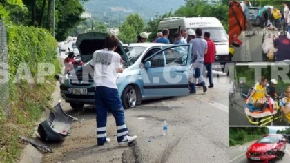 Sapanca'da Trafik Kazası: 6 Yaralı