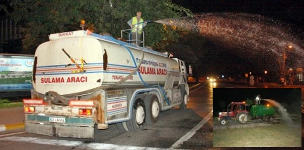 Sapanca Gölü Suyu ile Çim Sulanıyor...