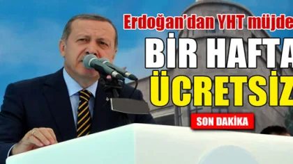 Erdoğan'dan Yht Müjdesi