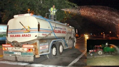 Sapanca Gölü Suyu ile Çim Sulanıyor...