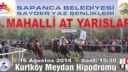 Sapanca 3. Mahalli At Yarışları Başlıyor