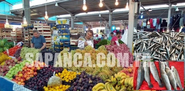 Sapanca Cuma Pazarı 19 Eylül Tarihli Parakende Sebze, Meyve ve Balık Fiyatları