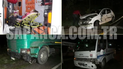 Hatalı Sollama Kaza Getirdi: 4 Yaralı