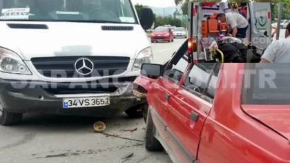 Sapanca'da Trafik Kazası: 1 Yaralı
