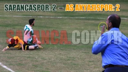Sapanca Gençlikspor: 2 – As Akyazıspor: 2